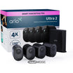 Σύστημα ασφαλείας Arlo Ultra 2 4K με 4 κάμερες (μαύρο)