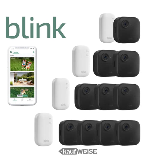 Σετ κάμερας παρακολούθησης Blink Outdoor 4 | 1-4 κάμερες για να διαλέξετε | συμπεριλαμβανομένης της μονάδας συγχρονισμού
