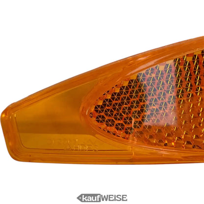 Orangene Fahrrad-Speichenreflektoren Katzenaugen, StVZO-zugelassen, 4er Set