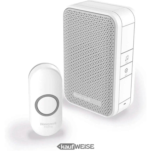 Honeywell Home DC311N Ασύρματο κουδούνι πόρτας - Φορητό & Λειτουργεί με μπαταρία | Λευκό | Δυνατό & Καθαρό
