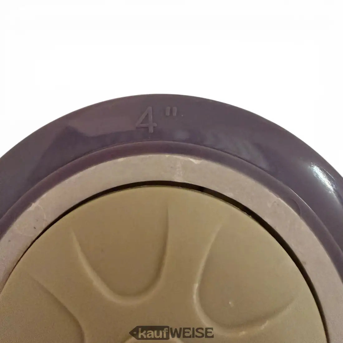 Graues Hoverkart Ersatzrad 4 Zoll, 100x32 mm, pannensicher, mit oder ohne Felge