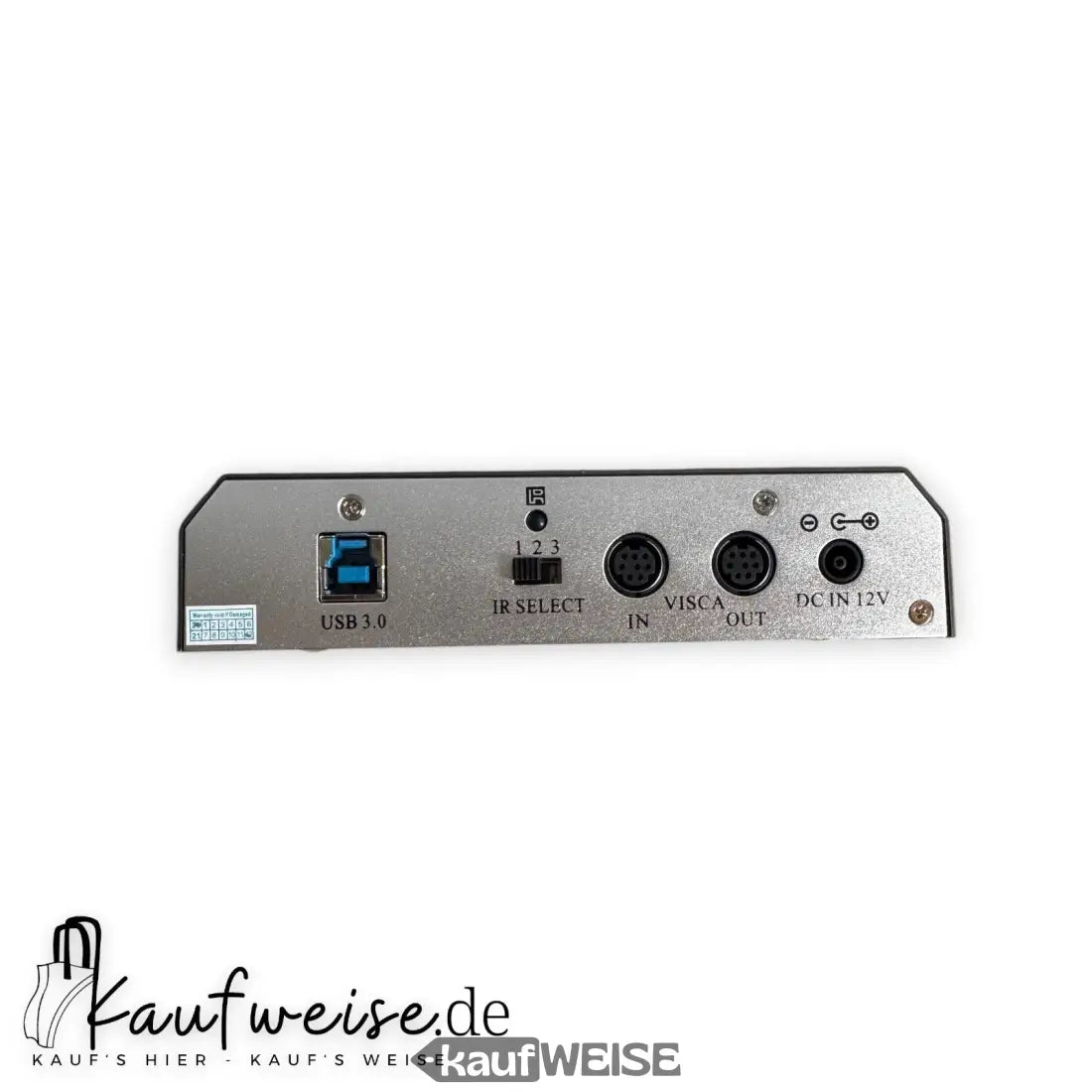 Silberner HuddleCamHD HC10XGYG3C PTZ Kamera Video-Switcher mit USB 3.0 und Anschlüssen