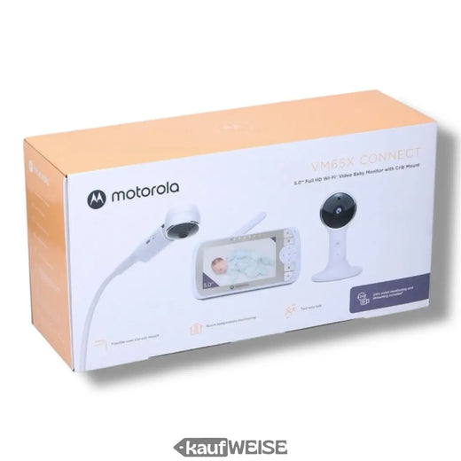 Motorola Baby VM65X Connect Βιντεο-Μπέιμπιφον, Έγχρωμη Οθόνη, Νυχτερινή Όραση, Αμφίδρομη Επικοινωνία