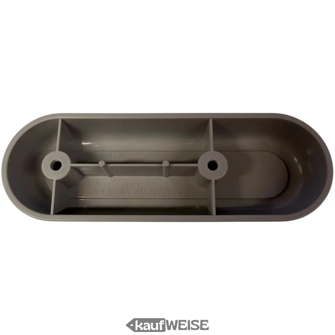 Grauer Ninebot Reflektorhalter Max G30L mit Montagelöchern