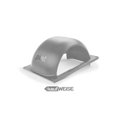 Grauer plastik domförmiger schutzblech mit rechteckiger basis und embossed pint logo für onewheel pint x