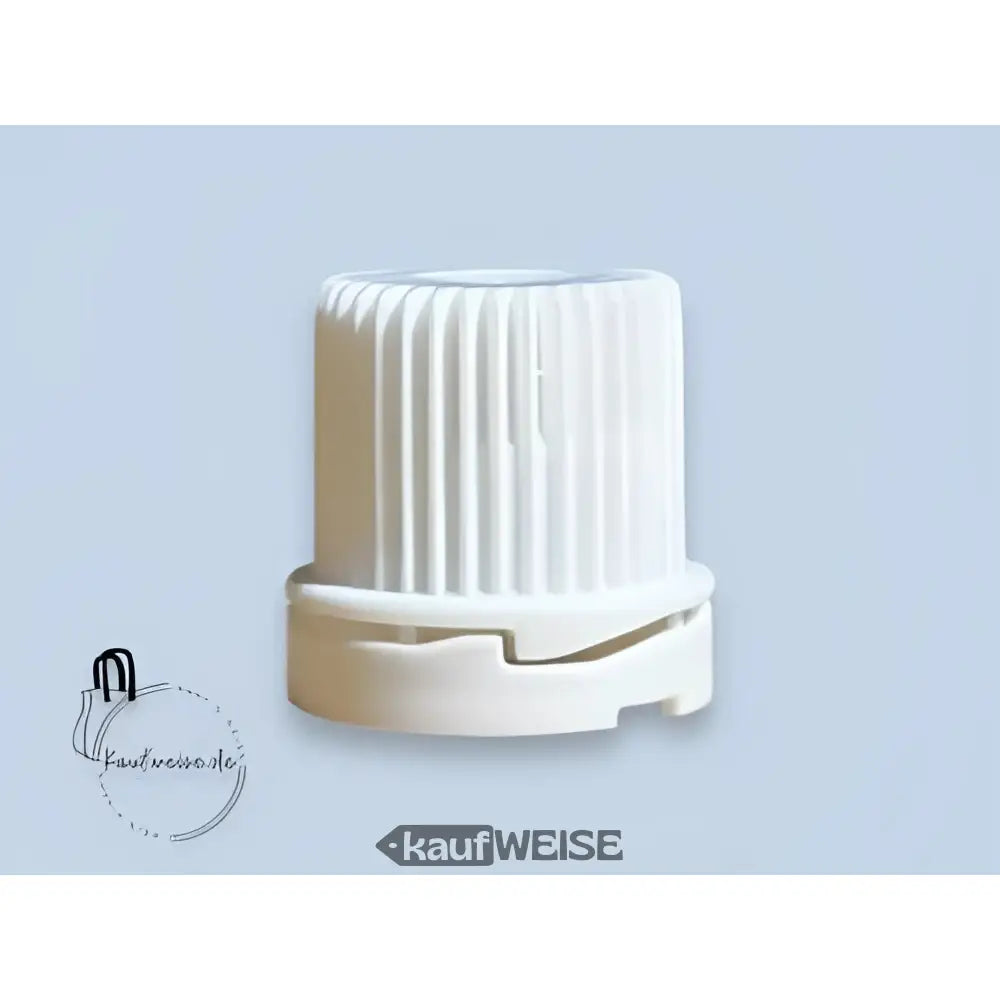 Weißer ribbeld Plastikdeckel für Kosmetik & Lebensmittel mit einfacher Handhabung