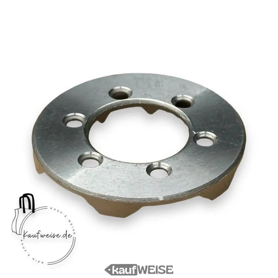 Silberner Metallabstand mit Löchern für VanMoof Lock Ring Stealth Lock Kicklock Rotor