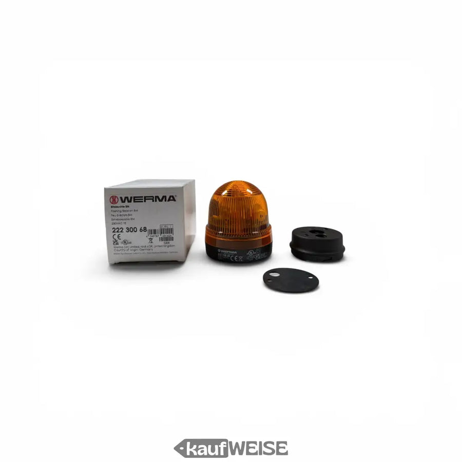 Φως φλας xenon WERMA 222.300.68 | Πορτοκαλί 24V AC/DC | Εγκατάσταση IP65
