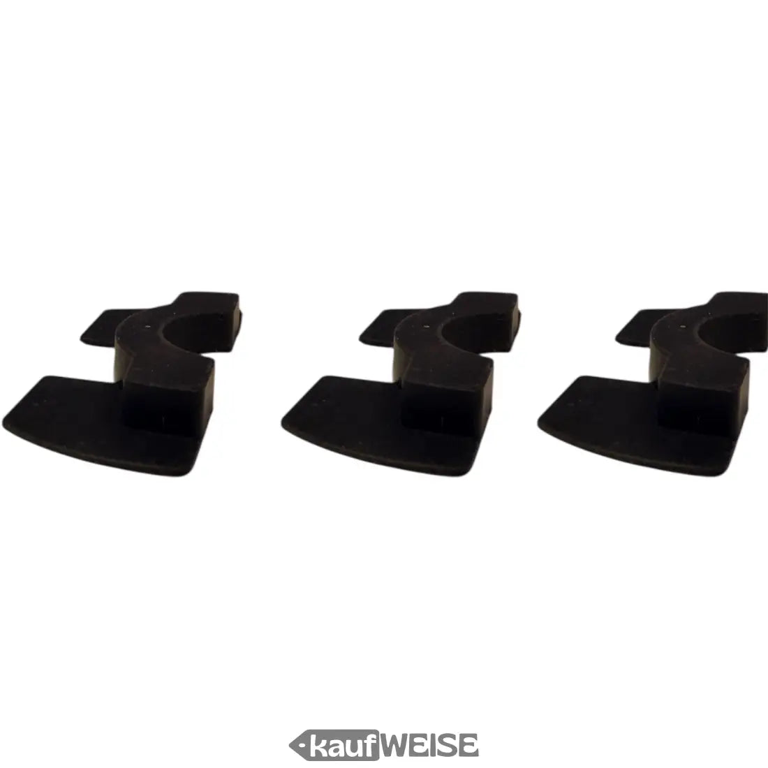 Drei schwarze Gummi-Vibrationsdämpfer Xiaomi M365/Pro, 3er Set gegen Wackeln