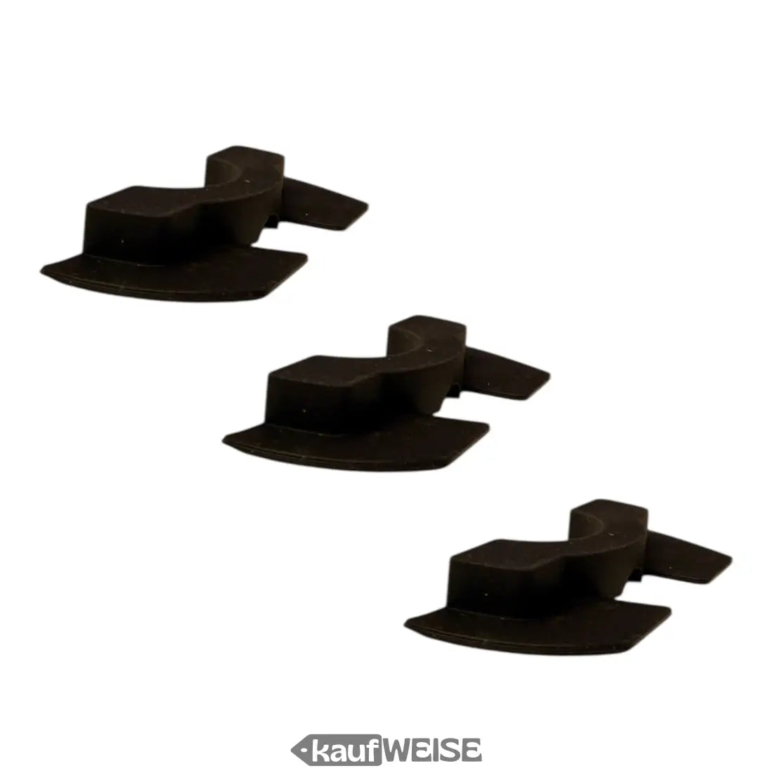 Schwarze Gummi-Vibrationsdämpfer für Xiaomi M365/Pro, 3er Set